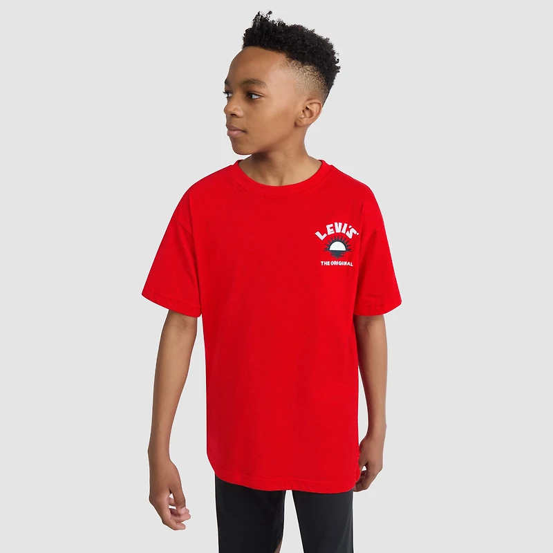 Short Sleeve Waterfront View Graphic Tee Big Boys 8-20