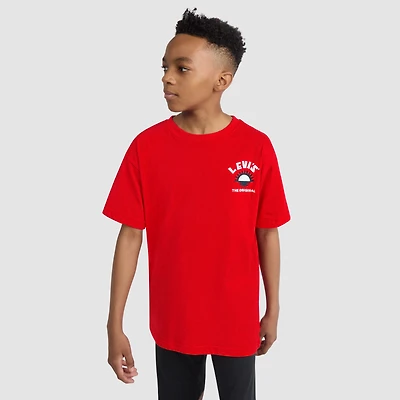 Short Sleeve Waterfront View Graphic Tee Big Boys 8-20