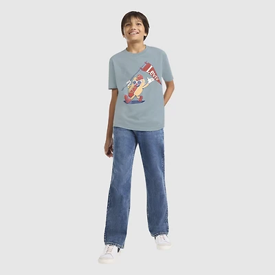 Short Sleeve Parading Hot Dog Graphic Tee Big Boys 8-20
