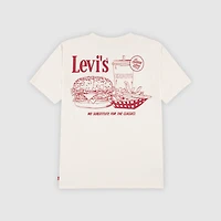Short Sleeve Burger and Fries Graphic Tee Big Boys 8-20