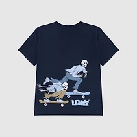 Short Sleeve Skeleton Graphic Big Boys 8-20
