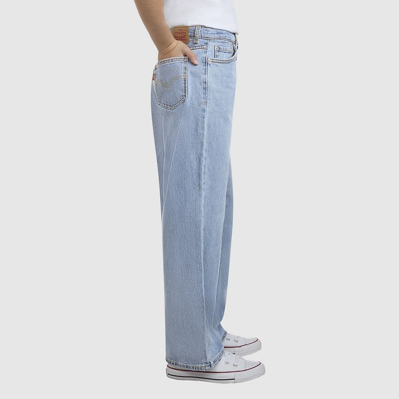 High Rise Baggy Jeans Big Girls 7-16