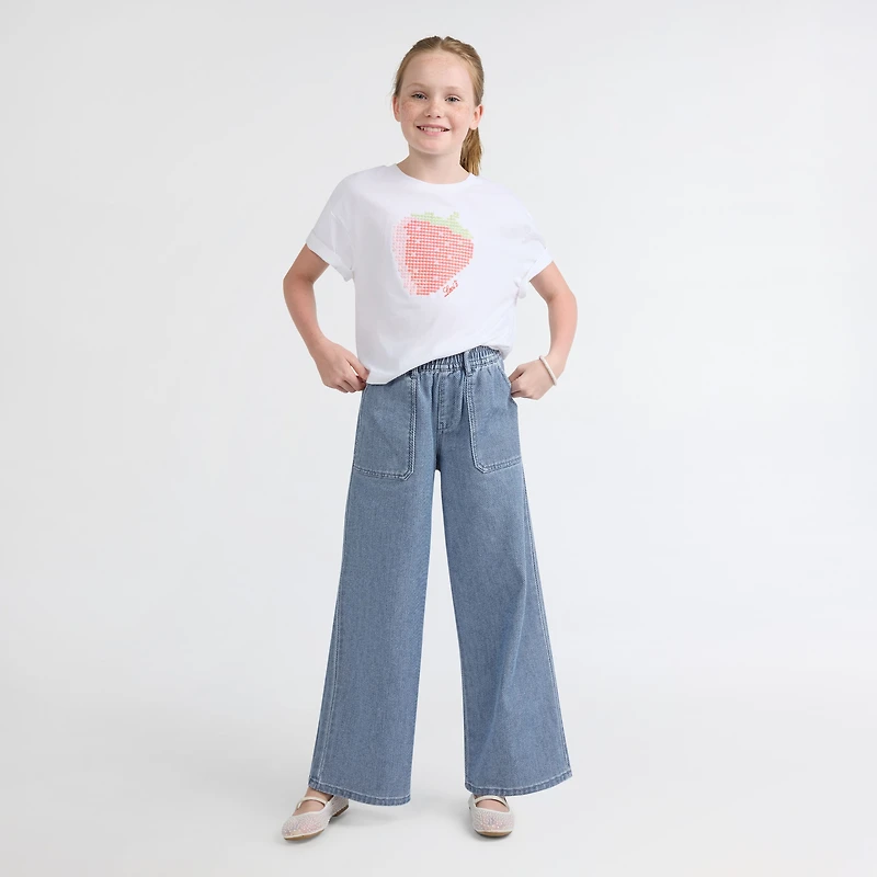 High Rise Baggy Pants Big Girls 7-16