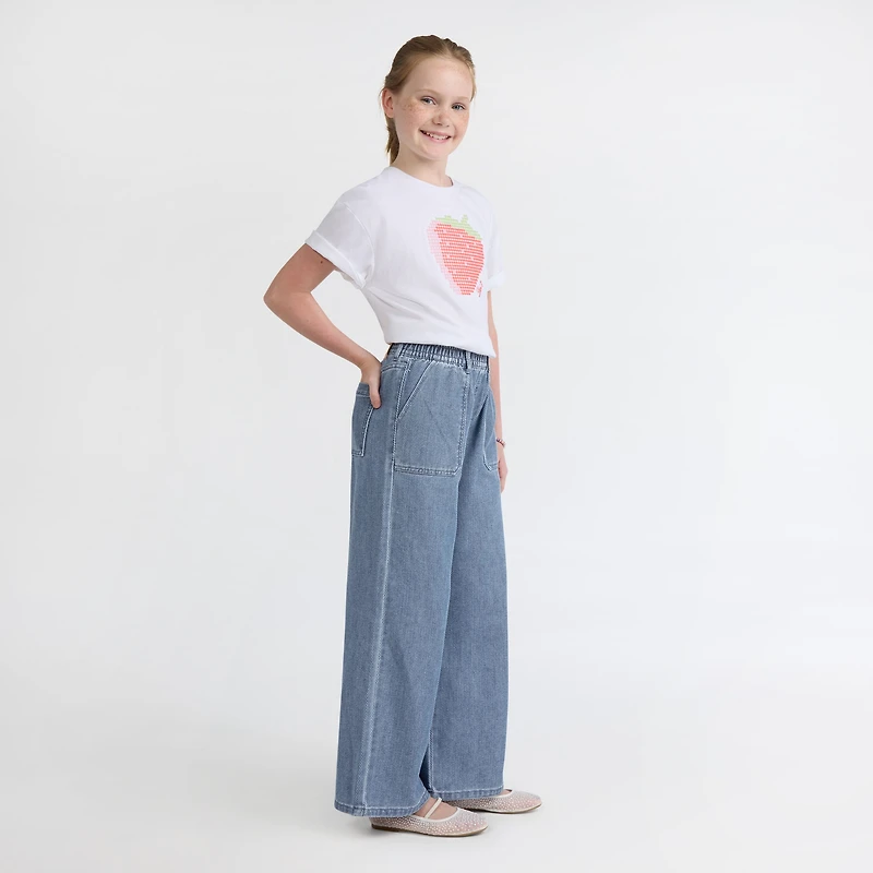 High Rise Baggy Pants Big Girls 7-16