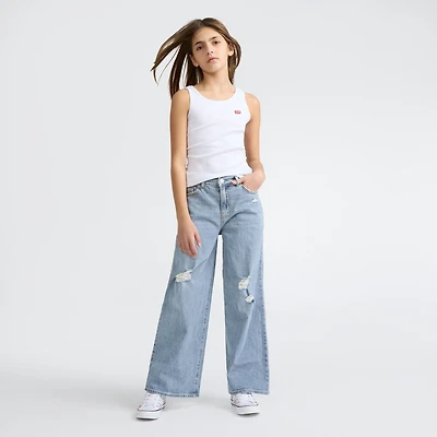 High Rise Baggy Jeans Big Girls 7-16