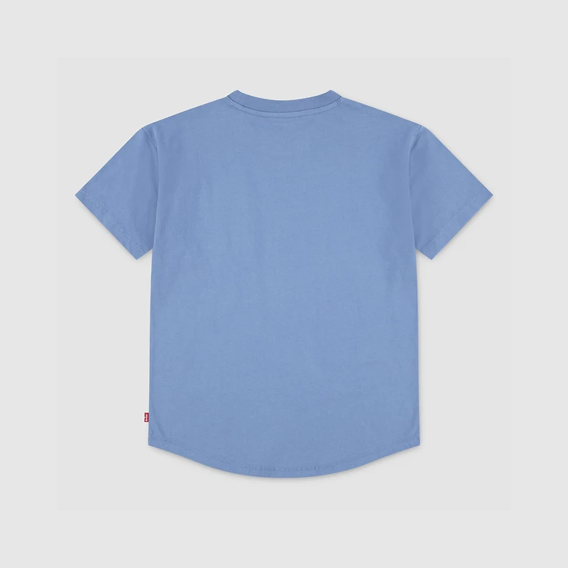 Curved Hem Pocket Tee Big Boys S-XL