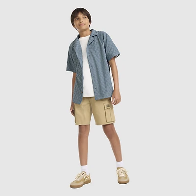 Knit Camp Shirt Big Boys 8-20
