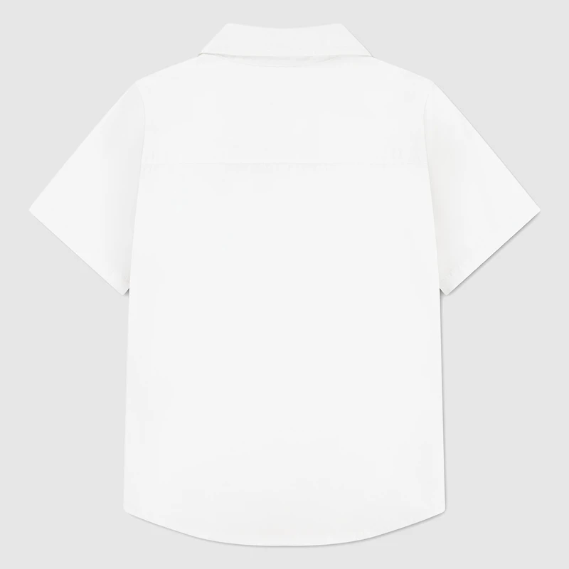 Short Sleeve Woven Shirt Little Boys 4-7