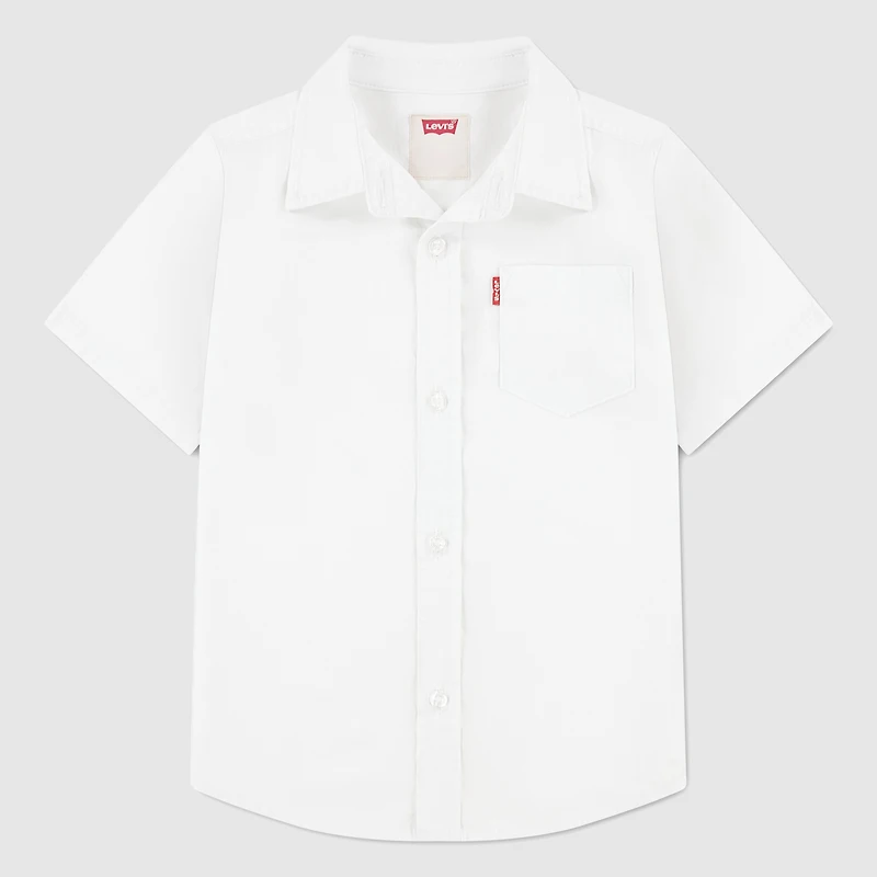 Short Sleeve Woven Shirt Little Boys 4-7