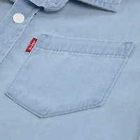 Short Sleeve Woven Shirt Little Boys 4-7