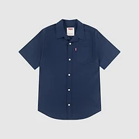 Short Sleeve Woven Shirt Big Boys 8-20