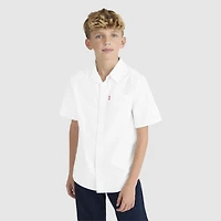 Short Sleeve Woven Shirt Big Boys 8-20
