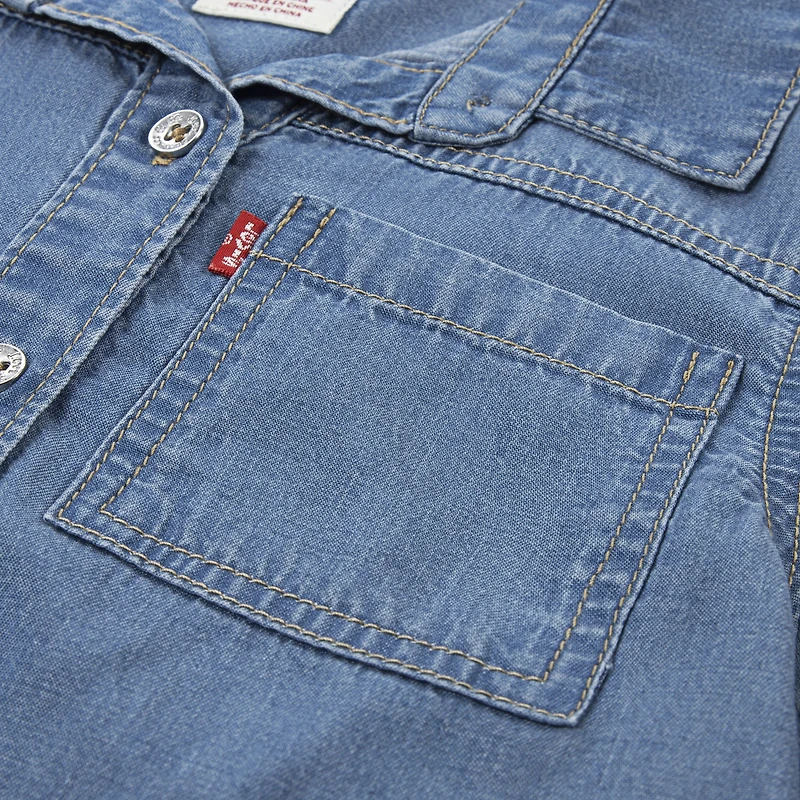 Denim Top Toddler Girls 2T-4T