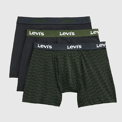 Logo Print Boxer Briefs (3-Pack)