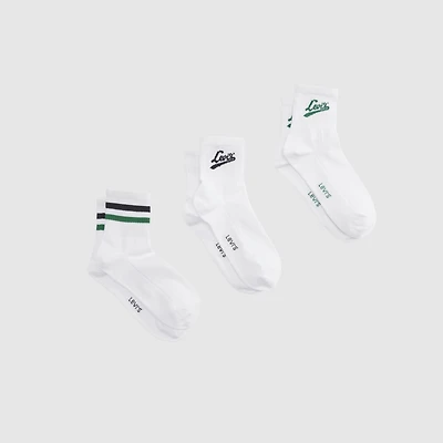 Short Cut Graphic Logo Socks (3-Pack)