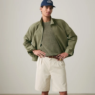 Baggy Pleated 9" Men's Shorts
