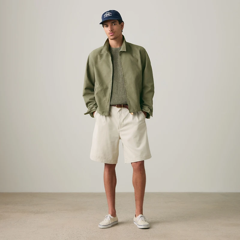Baggy Pleated 9" Men's Shorts