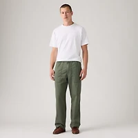 Easy Relaxed Linen Pull On Surplus Men's Pants