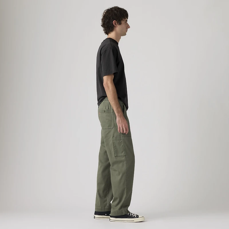 Easy Relaxed Lightweight Linen Blend Surplus Men's Pants