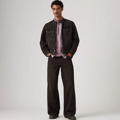 Twisted Baggy Wide-Leg Men's Jeans