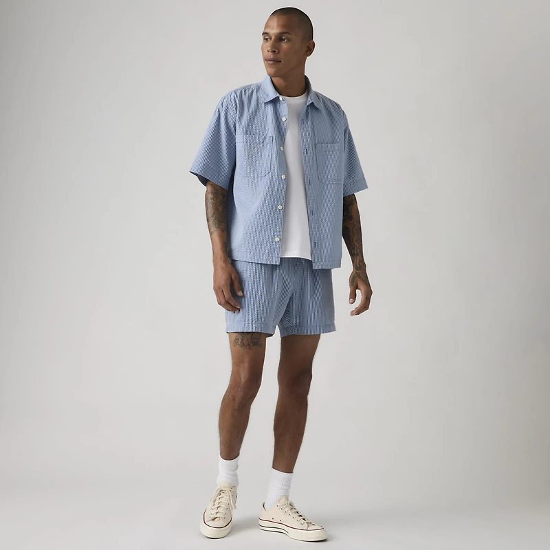 Easy Seersucker 6" Men's Shorts