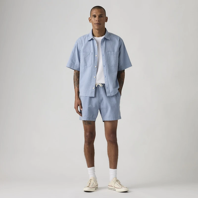Easy Seersucker 6" Men's Shorts