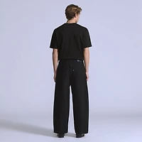 Wide Pleated Crop Men's Jeans
