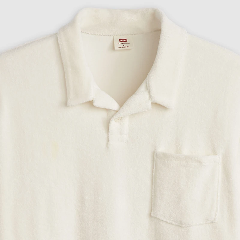 Terry Pocket Polo Shirt