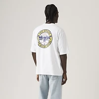 Loose Fit Half-Sleeve Graphic Pocket T-Shirt