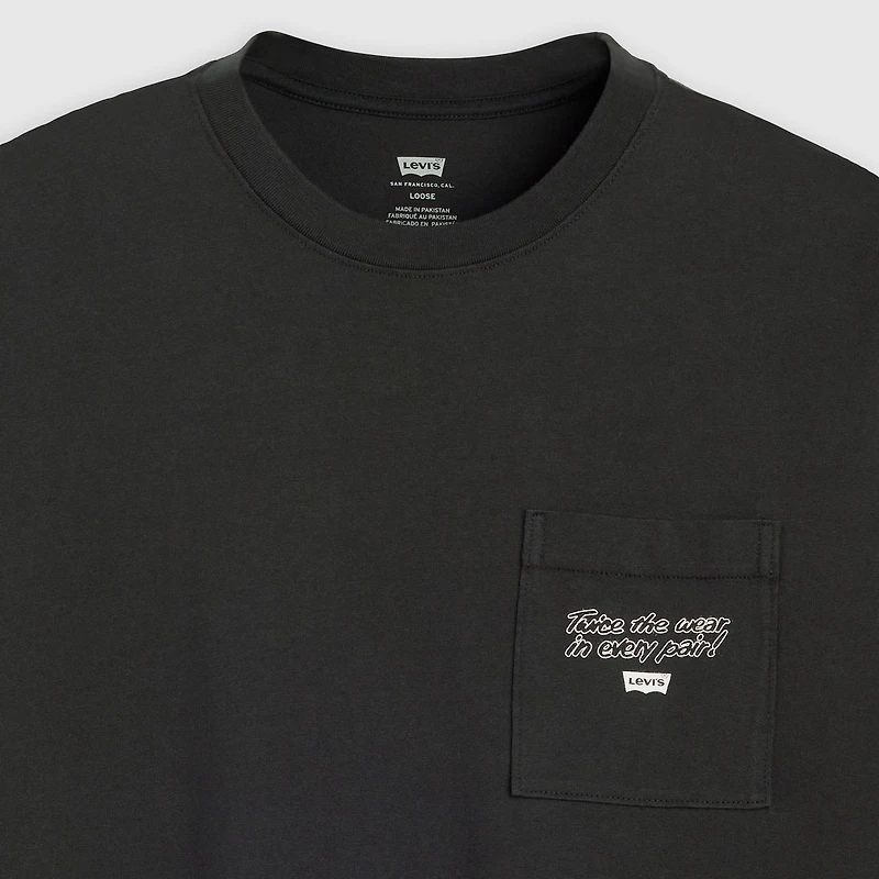 Half-Sleeve Graphic Pocket T-Shirt