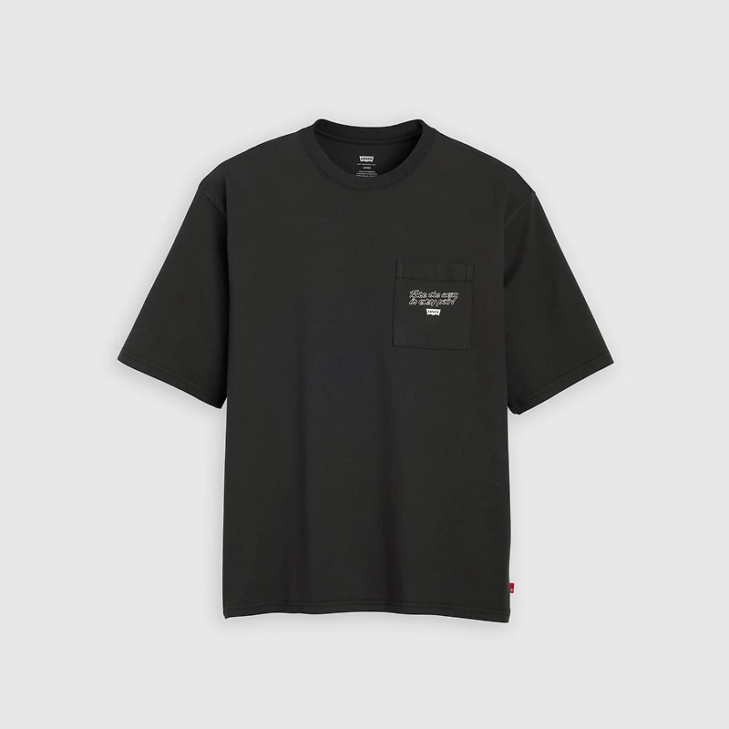 Half-Sleeve Graphic Pocket T-Shirt