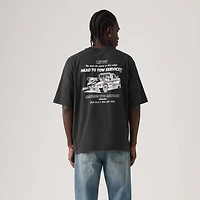 Half-Sleeve Graphic Pocket T-Shirt