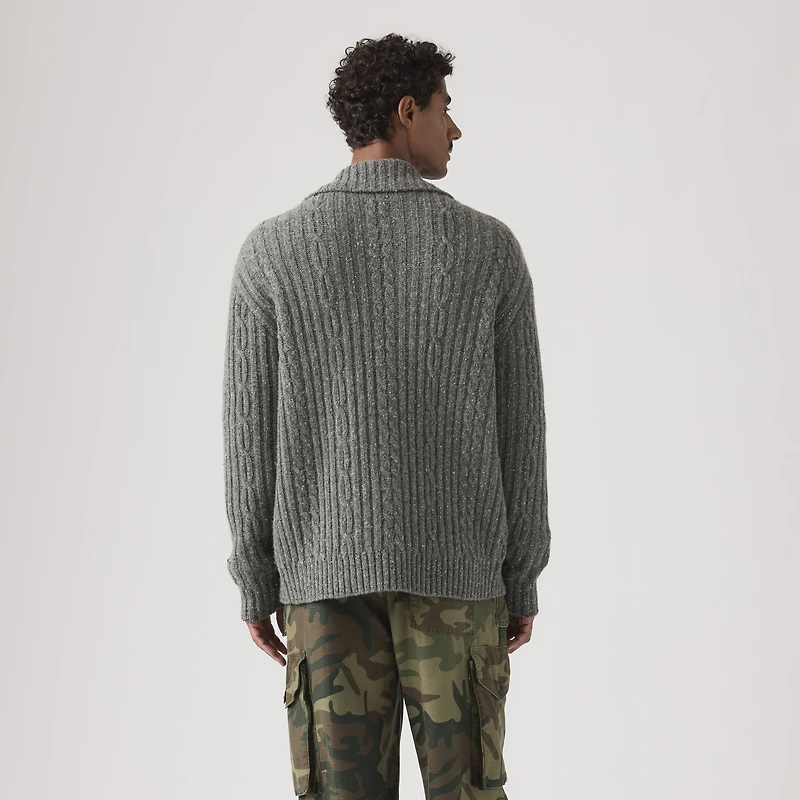 Telegraph Zip Cardigan