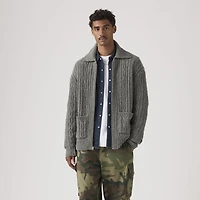 Telegraph Zip Cardigan