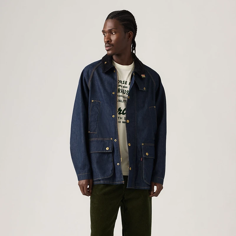 Levi's® x Barbour Oversized Bedale Jacket