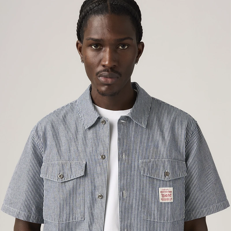 Short-Sleeve Worker Shirt