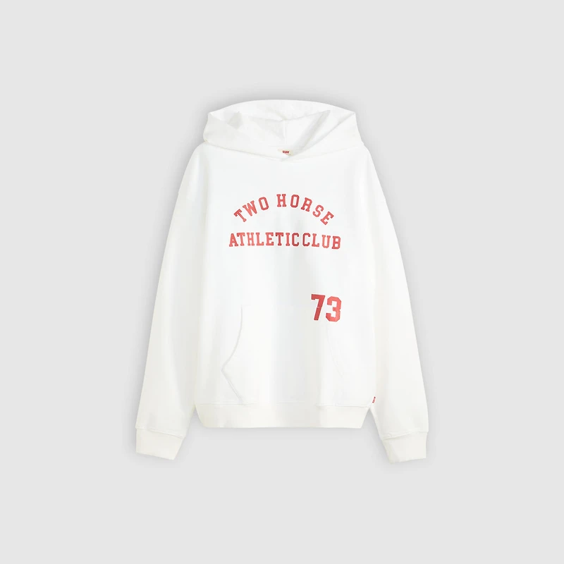 Two Horse Boxy Hoodie Sweatshirt