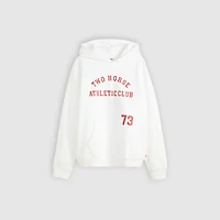Two Horse Boxy Hoodie Sweatshirt