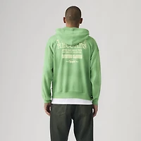 Two Horse Boxy Garment Dye Hoodie Sweatshirt