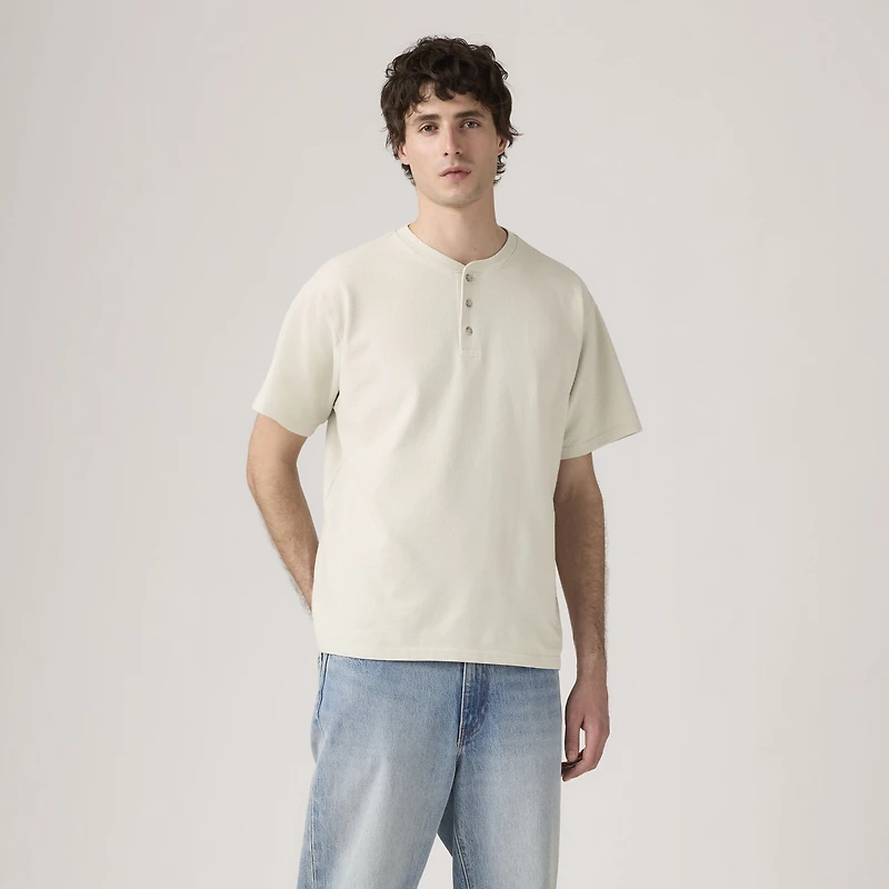 Short-Sleeve Dry Goods Henley