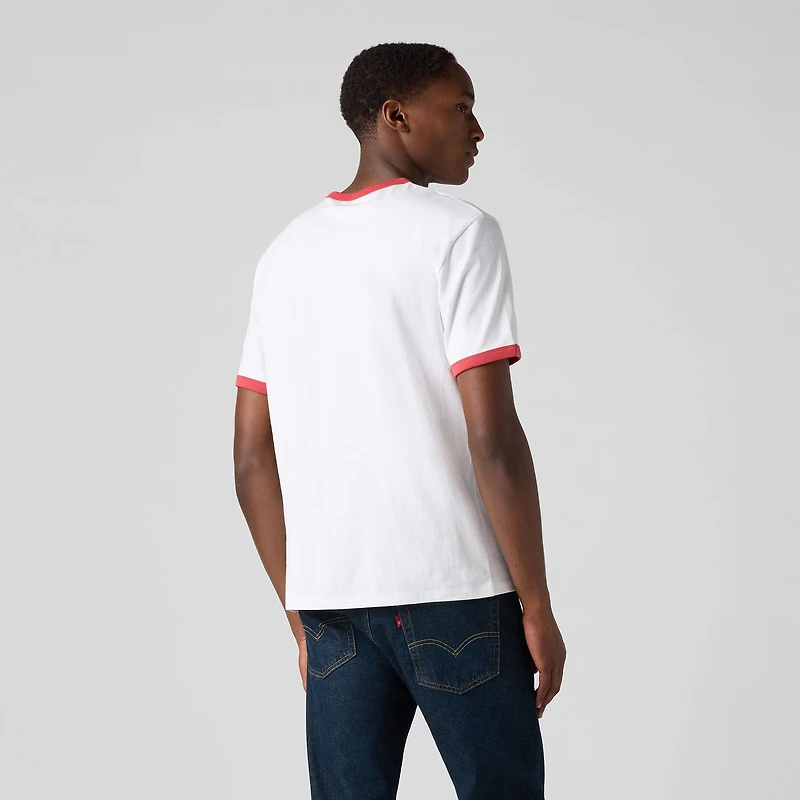 Retro Embroidered Ringer T-Shirt