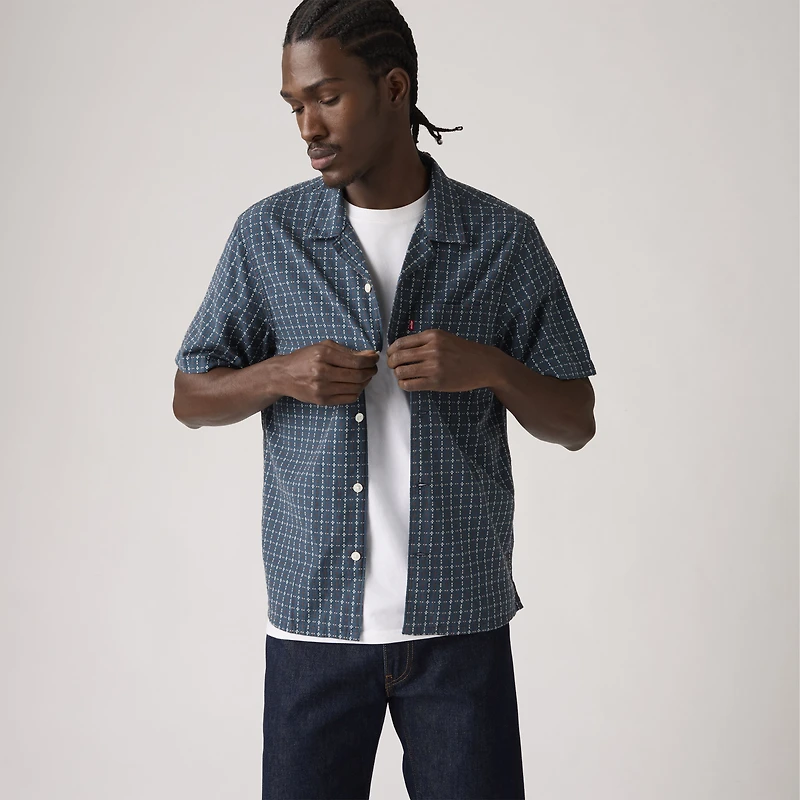 Short-Sleeve Sunset Standard Camp Shirt