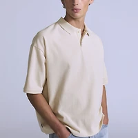 Cropped Polo Shirt