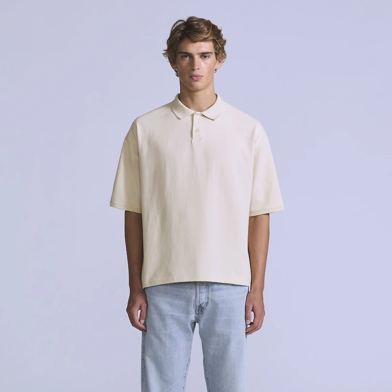 Cropped Polo Shirt