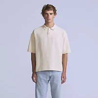 Cropped Polo Shirt
