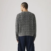 Carmel Cable Crew Sweater