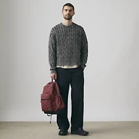Carmel Cable Crew Sweater