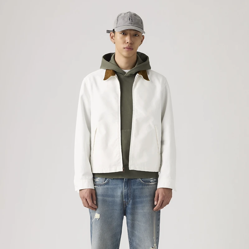 Castro Mechanics Full-Zip Lightweight Canvas Jacket