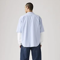 Short-Sleeve Pacifica Loose Oxford Shirt