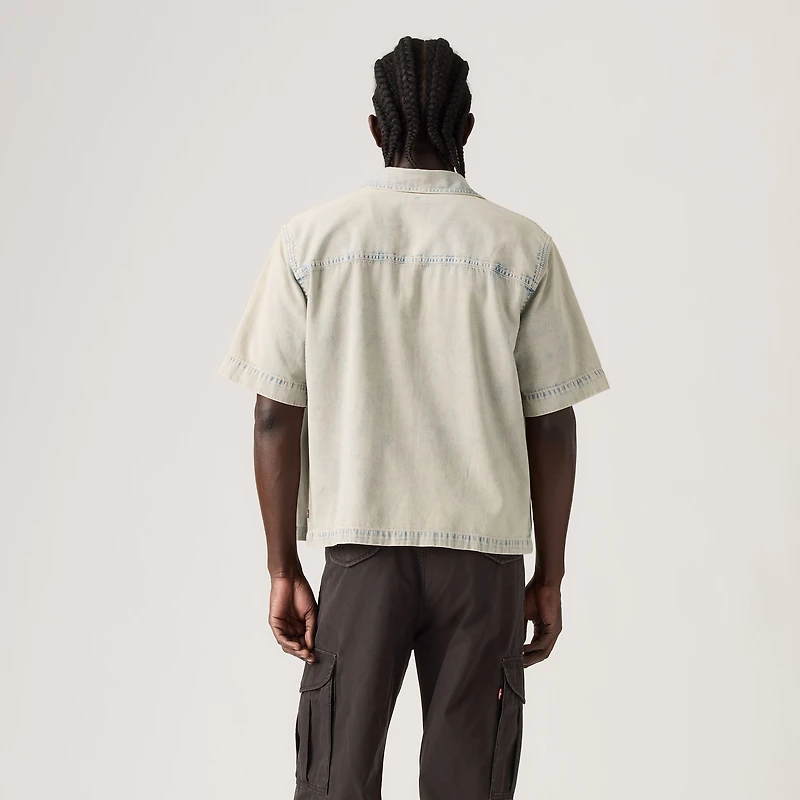 Short-Sleeve Mechanic Boxy Shirt